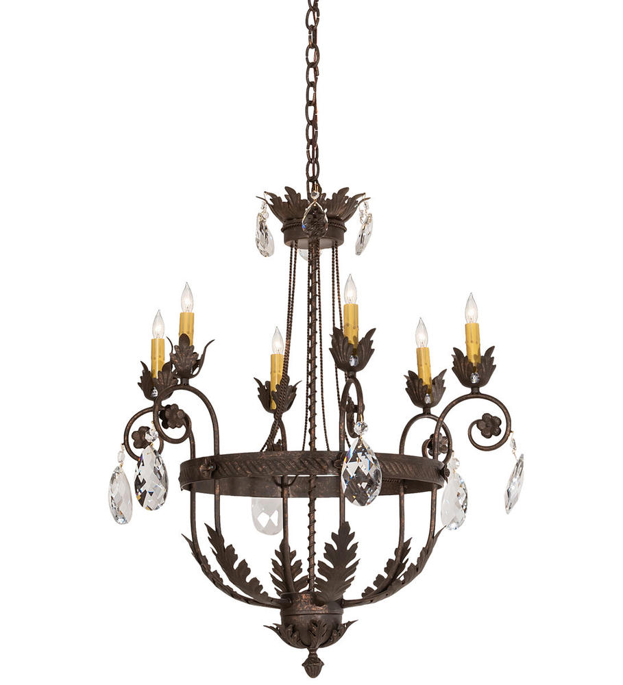 26" Wide Antonia 6 Light Chandelier