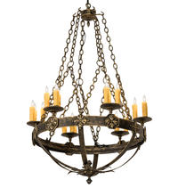 2nd Avenue Designs White 217524 - 32" Wide Neapolis 18 Light Chandelier