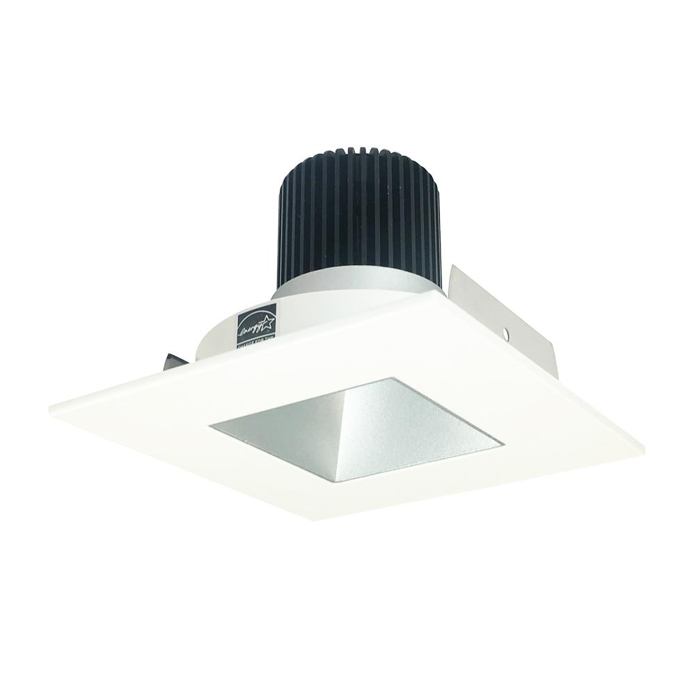 4" Iolite LED Square Reflector with Square Aperture, 10-Degree Optic, 850lm / 12W, 2700K, Haze