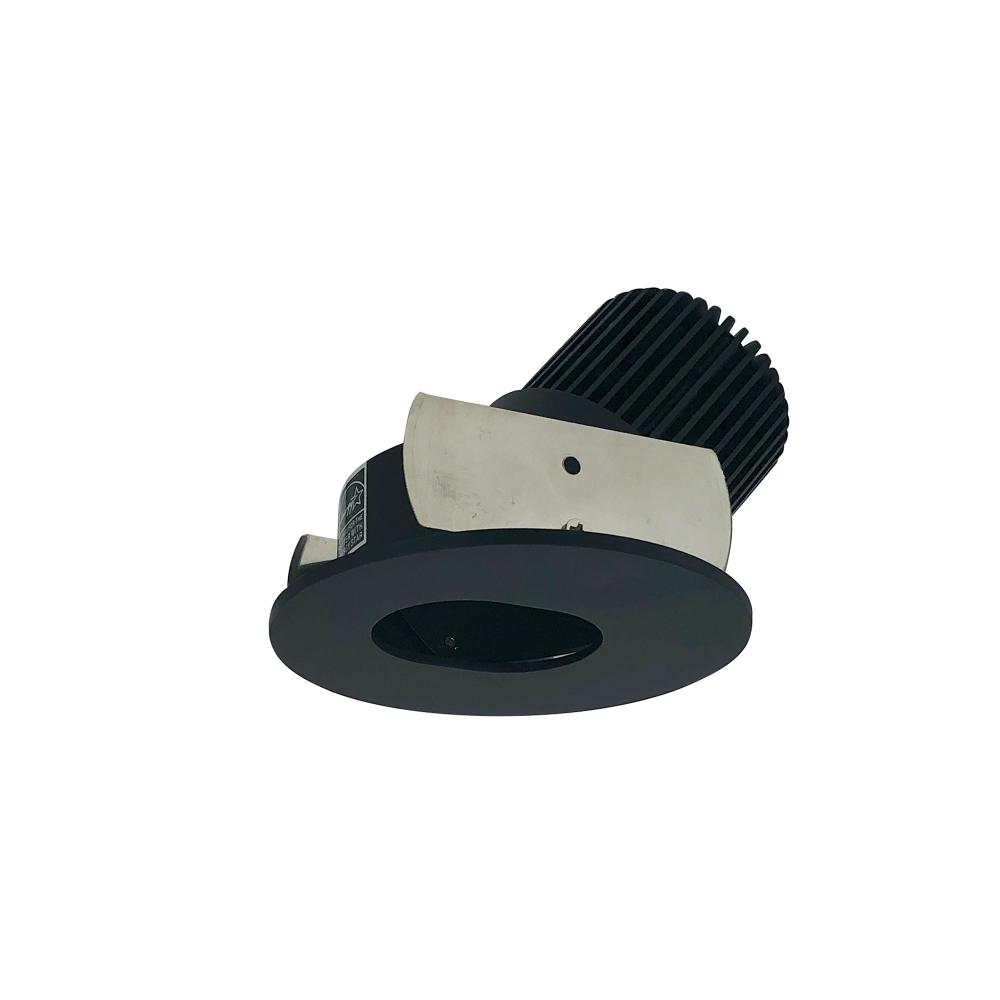 2" Iolite LED Round Adjustable Slot Aperture, 10-Degree Optic, 650lm / 12W, 3500K, Black Slot