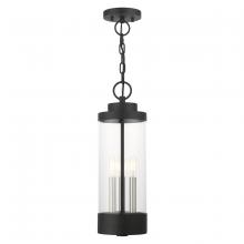 Livex Lighting 20727-14 - 3 Lt Textured Black Outdoor Pendant Lantern