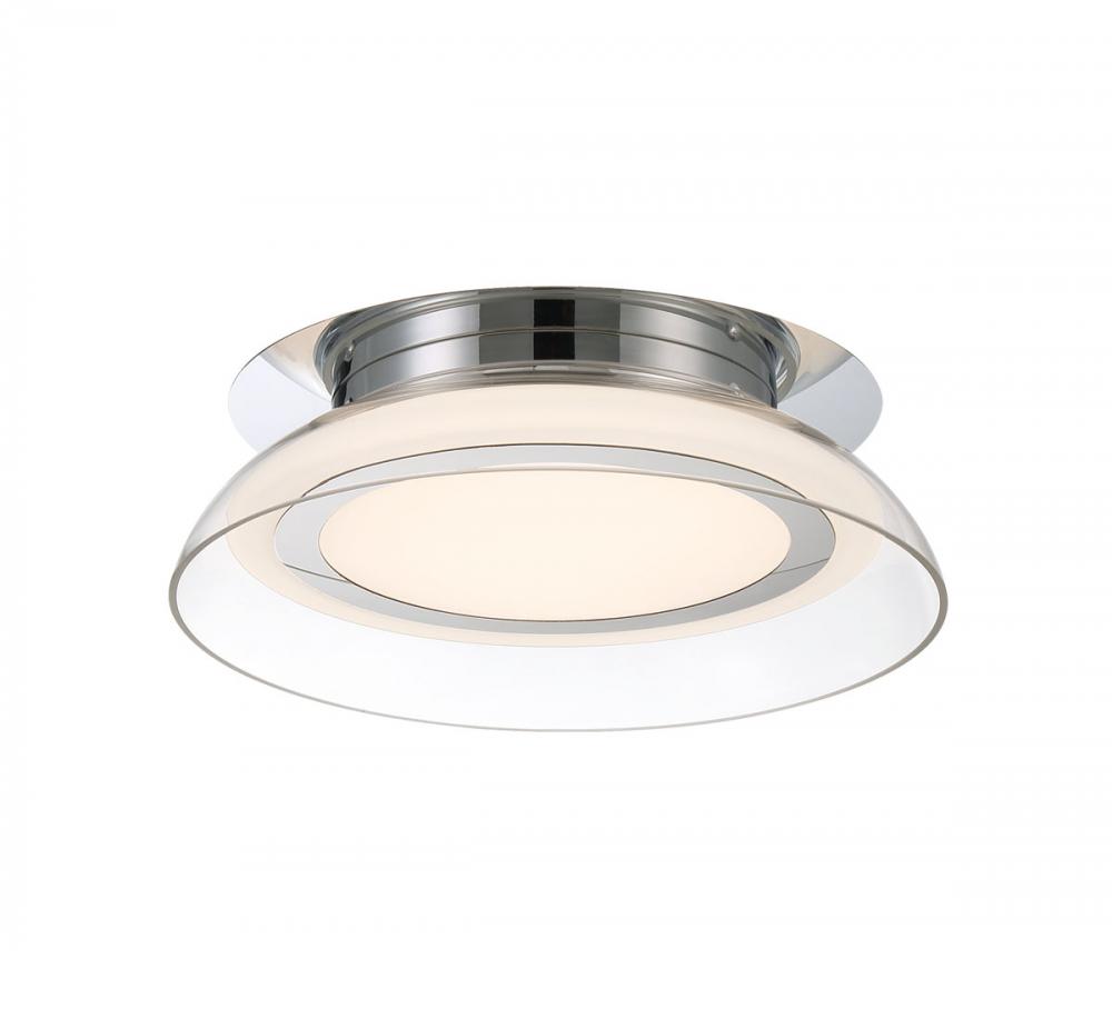 Pescara, Small LED Ceiling Mount, Chrome