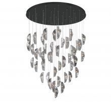 Lib & Co. US 12219-019-02 - Sorrento, 45 Light LED Grand Chandelier, Smoke, Black Canopy