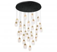 Lib & Co. US 12291-02 - Castelo, 31 Light LED Grand Chandelier, Matte Black