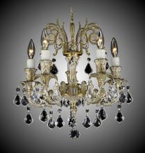 American Brass & Crystal CH2001-A-21S-PI - 5 Light Finisterra Chandelier