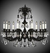 American Brass & Crystal CH2005-O-12G-ST - 12 Light Finisterra Chandelier