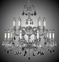 American Brass & Crystal CH2009-O-07G-PI - 10+10 Light Finisterra Chandelier