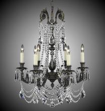 American Brass & Crystal CH2052-O-02G-PI - 6 Light Finisterra with draping Chandelier