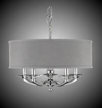 American Brass & Crystal CH5424-37G-ST-PG - 19 inch Kensington Drum Shade Chandelier