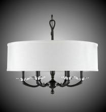 American Brass & Crystal CH5425-35S-36G-ST-HL - 24 inch Kensington Drum Shade Chandelier