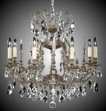 American Brass & Crystal CH7013-A-02G-PI - 8 Light Parisian Chandelier