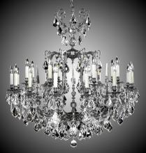 American Brass & Crystal CH7038-O-05S-ST - 16+8 Light Parisian Chandelier