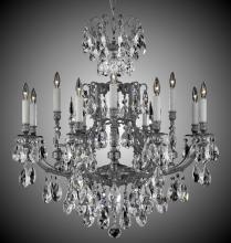 American Brass & Crystal CH7425-O-05S-ST - 8+4 Light Parisian Chandelier