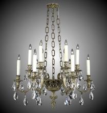 American Brass & Crystal CH9012-A-13S-ST - 12 Light Blairsden Chandelier Pendant