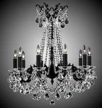 American Brass & Crystal CH9284-A-10W-ST - 10 Light Crystella Chandelier