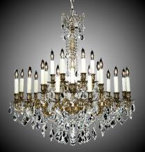 American Brass & Crystal CH9322-O-12G-PI - 24 Light Elise Chandelier