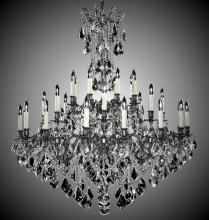 American Brass & Crystal CH9323-A-23S-ST - 32 Light Elise Chandelier