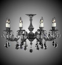 American Brass & Crystal FM2017-A-08G-ST - 8 Light Finisterra Flush Mount