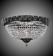 American Brass & Crystal FM8622-P-12G - 22"W L.E.D Corinthian Flush Mount