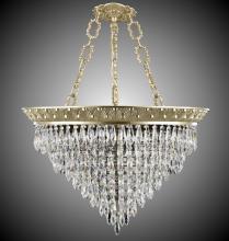 American Brass & Crystal PD8319-U-03G - 19"W 6 Light Corinthian SPIRE Pendant