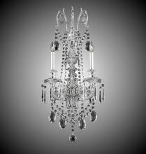 American Brass & Crystal WS2082-A-03G-ST - 2 Light Finisterra with draping Empire Wall Sconce