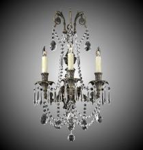 American Brass & Crystal WS2083-O-08G-PI - 3 Light Finisterra with draping Empire Wall Sconce
