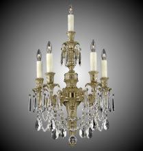 American Brass & Crystal WS9065-O-03G-ST - 4+1 Light Finisterra Torch Wall Sconce