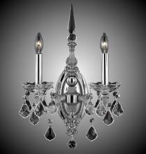 American Brass & Crystal WS9392-A-08G-ST - 2 Light Venetian Wall Sconce