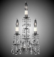 American Brass & Crystal WS9479-A-03G-PI - 3 Light Stem Wall Sconce