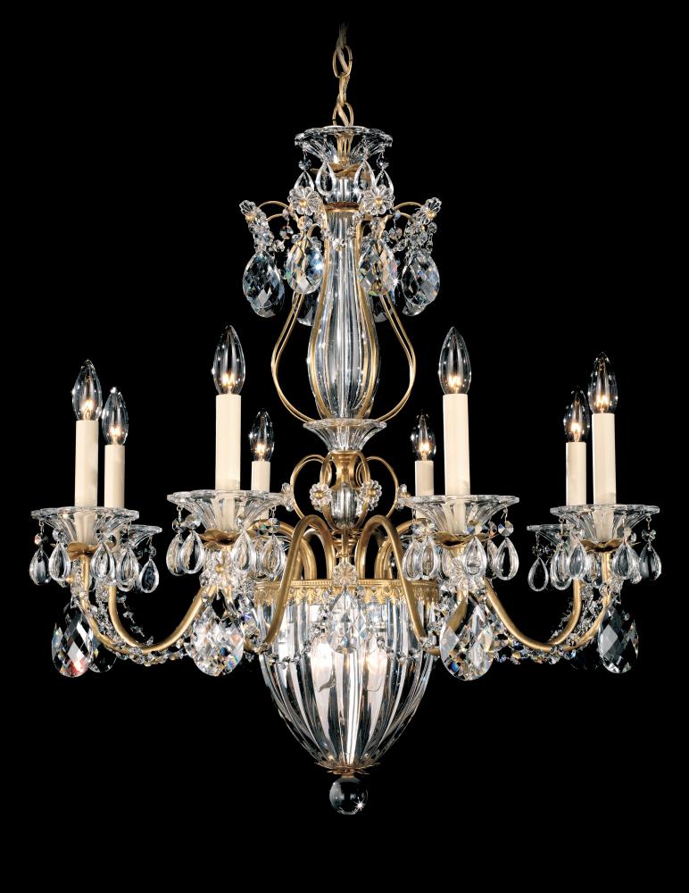 Bagatelle 11 Light 120V Chandelier in French Gold with Heritage Handcut Crystal