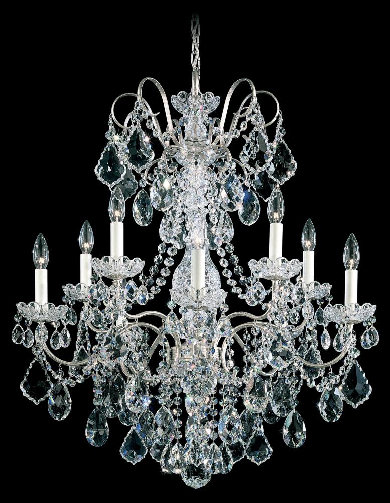 New Orleans 10 Light 120V Chandelier in Heirloom Gold with Radiance Crystal