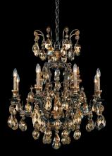 Schonbek 1870 3771-76 - Renaissance 9 Light 120V Chandelier in Heirloom Bronze with Heritage Handcut Crystal