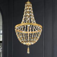 Schonbek 1870 S2826-51O - Bali 26IN LED 3000K/3500K/4000K 120V/277V Pendant in Black with Optic Crystal