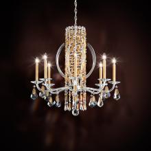 Schonbek 1870 RS8308N-51H - Siena 8 Light 120V Chandelier in Black with Heritage Handcut Crystal