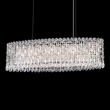 Schonbek 1870 RS8340N-401S - Sarella 12 Light 120V Linear Pendant in Polished Stainless Steel with Clear Crystals from Swarovsk