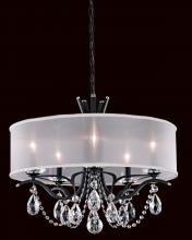 Schonbek 1870 VA8305N-48H2 - Vesca 5 Light 120V Chandelier in Antique Silver with Heritage Handcut Crystal