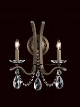 Schonbek 1870 VA8332N-22H - Vesca 2 Light 120V Wall Sconce in Heirloom Gold with Heritage Handcut Crystal