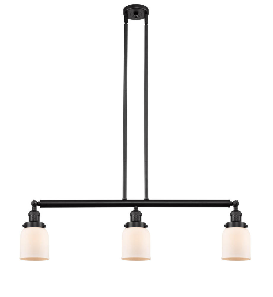 Bell - 3 Light - 38 inch - Oil Rubbed Bronze - Stem Hung - Adjustable Island Light