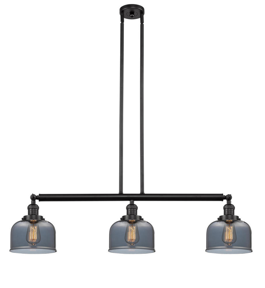 Bell - 3 Light - 41 inch - Oil Rubbed Bronze - Stem Hung - Adjustable Island Light