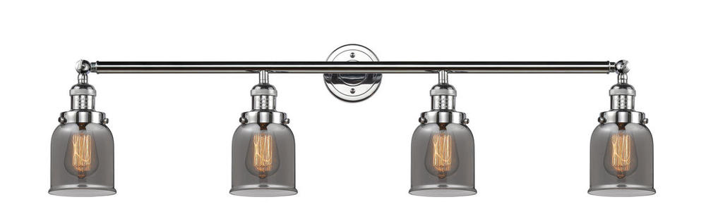 Bell - 4 Light - 42 inch - Polished Chrome - Adjustable Bath Vanity Light