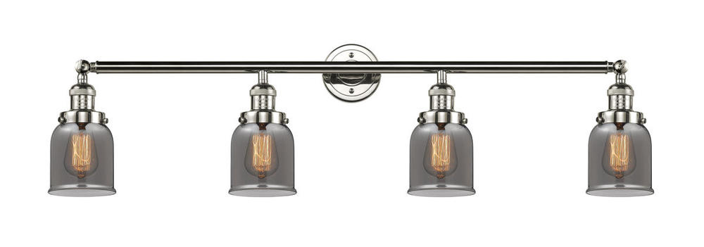 Bell - 4 Light - 42 inch - Polished Nickel - Adjustable Bath Vanity Light