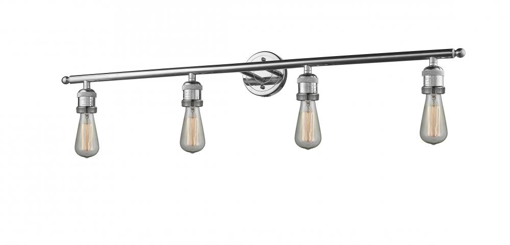 Bare Bulb - 4 Light - 42 inch - Polished Nickel - Adjustable Bath Vanity Light