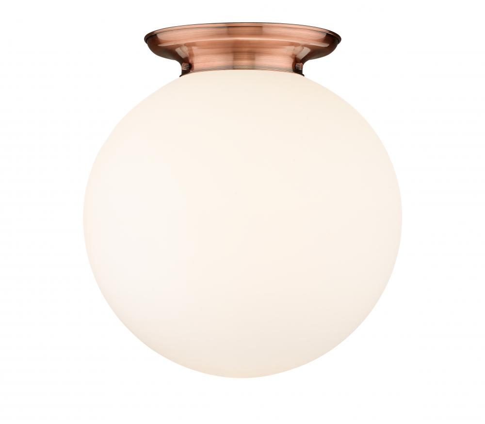 Beacon - 1 Light - 18 inch - Antique Copper - Flush Mount