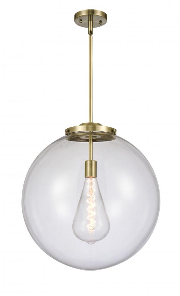 Beacon - 1 Light - 18 inch - Antique Brass - Stem Hung - Pendant