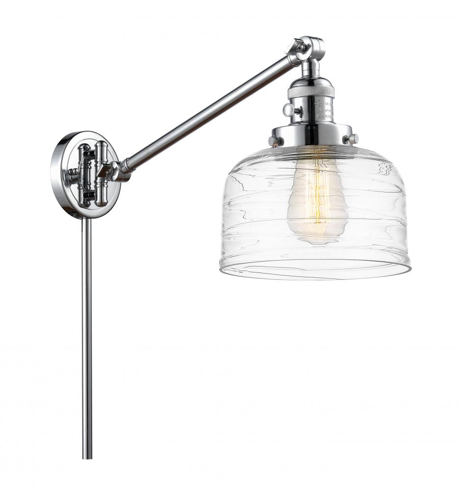 Bell - 1 Light - 8 inch - Polished Chrome -Adjustable Swing Arm