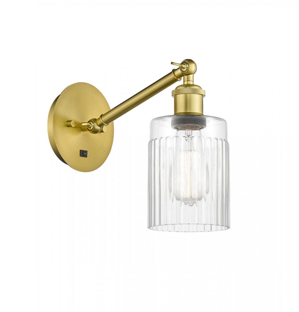Hadley - 1 Light - 5 inch - Satin Gold - Adjustable Sconce