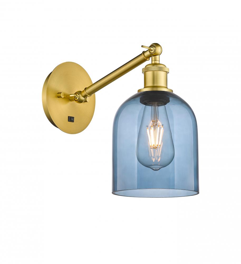 Bella - 1 Light - 6 inch - Satin Gold - Adjustable Sconce