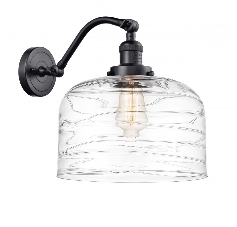 Bell - 1 Light - 12 inch - Matte Black - Adjustable Sconce