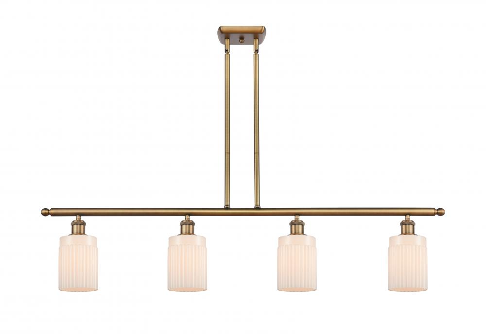 Hadley - 4 Light - 48 inch - Black Antique Brass - Cord hung - Island Light