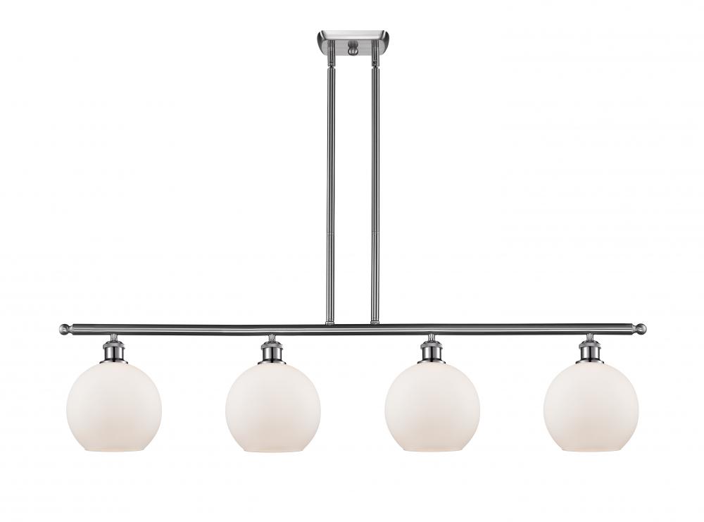 Athens - 4 Light - 48 inch - Brushed Satin Nickel - Cord hung - Island Light